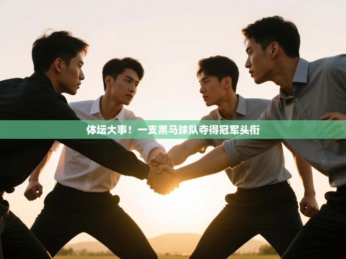 体坛大事！一支黑马球队夺得冠军头衔  第2张