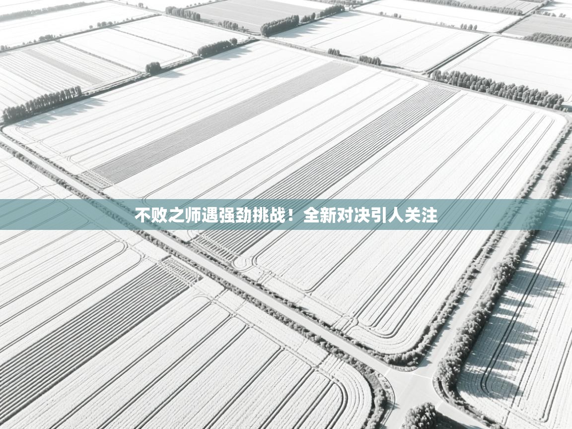 不败之师遇强劲挑战！全新对决引人关注  第1张